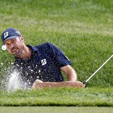 Matt Kuchar of the U.S. hits from the sand on the 16th hole during the third round of the Memorial Tournament at Muirfield Village Golf Club Matt Kuchar of the U.S. hits from the sand on the 16th hole during the third round of the Memorial Tournament at Muirfield Village Golf Club