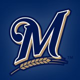 Milwaukee Brewers script-M logo (properly sized, Brewers.com) Milwaukee Brewers script-M logo (properly sized, Brewers.com)