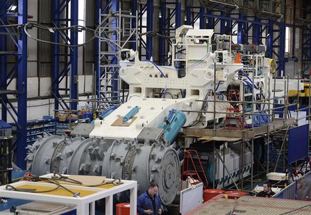 Employees of Soil Machine Dynamics (SMD) work on a subsea mining machine being built for Nautilus Minerals at Wallsend, northern England Apr Employees of Soil Machine Dynamics (SMD) work on a subsea mining machine being built for Nautilus Minerals at Wallsend, northern England Apr