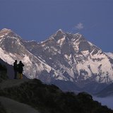 Travellers enjoy a view of Mount Everest at Syangboche in Nepal, in this December 3, 2009 file photograph. REUTERS/Gopal Chitrakar/Files Travellers enjoy a view of Mount Everest at Syangboche in Nepal, in this December 3, 2009 file photograph. REUTERS/Gopal Chitrakar/Files