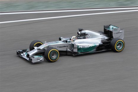 Mercedes Formula One driver Lewis Hamilton of Britain drives during the second practice session of the Chinese F1 Grand Prix at the Shanghai Mercedes Formula One driver Lewis Hamilton of Britain drives during the second practice session of the Chinese F1 Grand Prix at the Shanghai