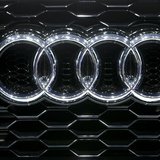 The company logo is seen on the bonnet of a Audi car during the media day ahead of the 84th Geneva Motor Show at the Palexpo Arena in Geneva The company logo is seen on the bonnet of a Audi car during the media day ahead of the 84th Geneva Motor Show at the Palexpo Arena in Geneva