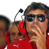 New Ferrari Formula One team principal Marco Mattiacci attends the second practice session of the Chinese F1 Grand Prix at the Shanghai Inte New Ferrari Formula One team principal Marco Mattiacci attends the second practice session of the Chinese F1 Grand Prix at the Shanghai Inte