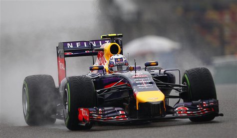 Red Bull Formula One driver Daniel Ricciardo of Australia drives during the third practice session of the Chinese F1 Grand Prix at the Shang Red Bull Formula One driver Daniel Ricciardo of Australia drives during the third practice session of the Chinese F1 Grand Prix at the Shang