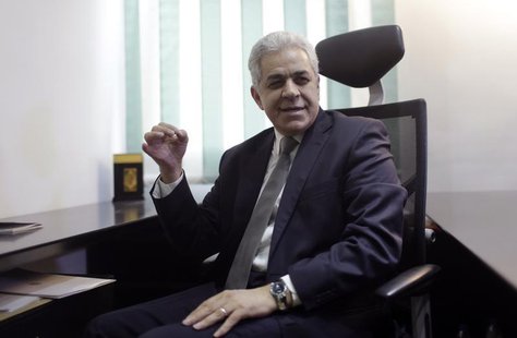Leftist presidential candidate Hamdeen Sabahi talks during an interview with Reuters in Cairo March 12, 2014. REUTERS/Asmaa Waguih Leftist presidential candidate Hamdeen Sabahi talks during an interview with Reuters in Cairo March 12, 2014. REUTERS/Asmaa Waguih