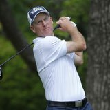 U.S. golfer Jim Furyk hits his tee shot on the second hole during the final round of the Masters golf tournament at the Augusta National Gol U.S. golfer Jim Furyk hits his tee shot on the second hole during the final round of the Masters golf tournament at the Augusta National Gol