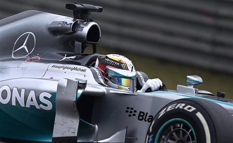 Mercedes Formula One driver Lewis Hamilton of Britain drives during the Chinese F1 Grand Prix at the Shanghai International circuit, April 2 Mercedes Formula One driver Lewis Hamilton of Britain drives during the Chinese F1 Grand Prix at the Shanghai International circuit, April 2