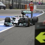 Mercedes Formula One driver Lewis Hamilton of Britain drives to a pit stop during the Chinese F1 Grand Prix at the Shanghai International Ci Mercedes Formula One driver Lewis Hamilton of Britain drives to a pit stop during the Chinese F1 Grand Prix at the Shanghai International Ci