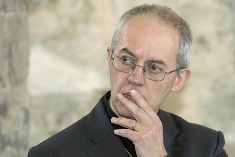 The Archbishop of Canterbury Justin Welby speaks during a news conference at Lambeth Palace in London February 20, 2014. REUTERS/Neil Hall The Archbishop of Canterbury Justin Welby speaks during a news conference at Lambeth Palace in London February 20, 2014. REUTERS/Neil Hall