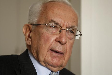 Former Bank of France and IMF director Jacques de Larosiere, whose recommendations to tighten financial supervision in Europe were largely e Former Bank of France and IMF director Jacques de Larosiere, whose recommendations to tighten financial supervision in Europe were largely e
