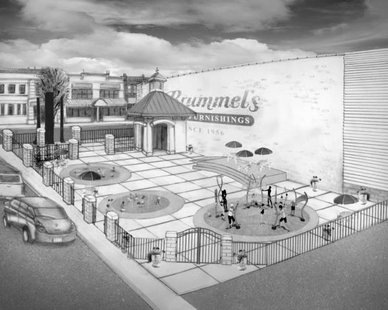 Artist's rendering of a proposed splash pad in Zeeland (drawing courtesy city of Zeeland) Artist's rendering of a proposed splash pad in Zeeland (drawing courtesy city of Zeeland)