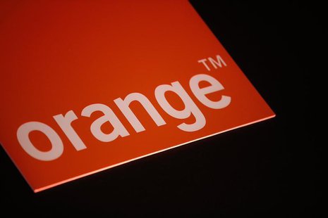 The logo of French telecom operator Orange is seen during the company's 2013 annual results presentation in Paris March 6, 2014. REUTERS/Jac The logo of French telecom operator Orange is seen during the company's 2013 annual results presentation in Paris March 6, 2014. REUTERS/Jac