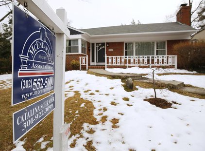 An existing home for sale is seen in Silver Spring, Maryland February 21, 2014.REUTERS/Gary Cameron An existing home for sale is seen in Silver Spring, Maryland February 21, 2014.REUTERS/Gary Cameron