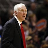 Dec 13, 2013; San Antonio, TX, USA; San Antonio Spurs head coach Gregg Popovich reacts during the second half against the Minnesota Timberwo Dec 13, 2013; San Antonio, TX, USA; San Antonio Spurs head coach Gregg Popovich reacts during the second half against the Minnesota Timberwo