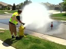 water main flushing water main flushing