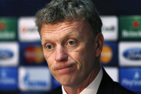 Then Manchester United's manager David Moyes listens to a question during a news conference at Old Trafford in Manchester, northern England Then Manchester United's manager David Moyes listens to a question during a news conference at Old Trafford in Manchester, northern England