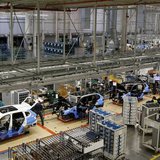 An overall view of the assembly line where the BMW X4 is made at the BMW manufacturing plant in Spartanburg, South Carolina March 28, 2014. An overall view of the assembly line where the BMW X4 is made at the BMW manufacturing plant in Spartanburg, South Carolina March 28, 2014.
