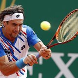 David Ferrer of Spain returns the ball to his compatriot Rafael Nadal during their quarter-final match at the Monte Carlo Masters in Monaco David Ferrer of Spain returns the ball to his compatriot Rafael Nadal during their quarter-final match at the Monte Carlo Masters in Monaco