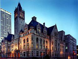 Federal Building and Courthouse in Milwaukee, Wisconsin. Federal Building and Courthouse in Milwaukee, Wisconsin.