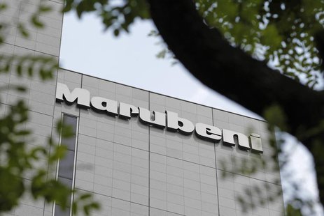A logo of Japanese trading house Marubeni Corp is seen on the company's headquarters in Tokyo May 29, 2012. REUTERS/Yuriko Nakao A logo of Japanese trading house Marubeni Corp is seen on the company's headquarters in Tokyo May 29, 2012. REUTERS/Yuriko Nakao