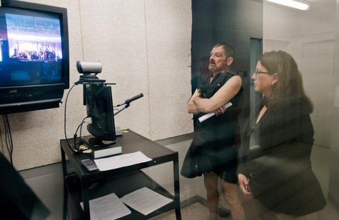 Frazier Glenn Cross, Jr., also known as F. Glenn Miller, appears at his arraignment on capital murder and first-degree murder charges at the Frazier Glenn Cross, Jr., also known as F. Glenn Miller, appears at his arraignment on capital murder and first-degree murder charges at the