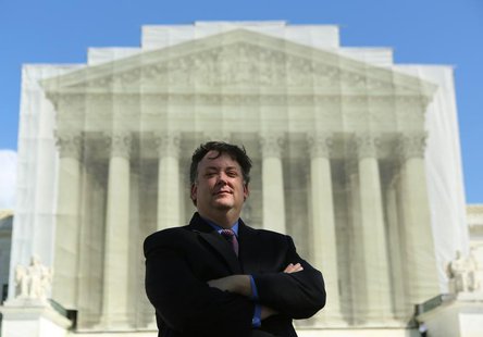 Shaun McCutcheon is shown in front of the United States Supreme Court in Washington, D.C. on September 13, 2013. REUTERS/Gary Cameron Shaun McCutcheon is shown in front of the United States Supreme Court in Washington, D.C. on September 13, 2013. REUTERS/Gary Cameron