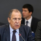 Foreign Minister of Russia Sergei Lavrov (front) delivers a speech during the Caspian Sea littoral states conference in Moscow, April 22, 20 Foreign Minister of Russia Sergei Lavrov (front) delivers a speech during the Caspian Sea littoral states conference in Moscow, April 22, 20