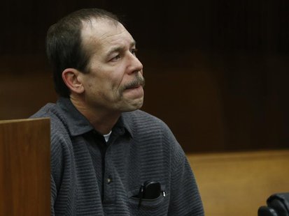 Theodore Wafer sits in the court room during his arraignment in Detroit, Michigan January 15, 2014, for the November 2, 2013 shooting death Theodore Wafer sits in the court room during his arraignment in Detroit, Michigan January 15, 2014, for the November 2, 2013 shooting death