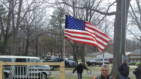 Blessing of the Bikes 2014 American Flag Blessing of the Bikes 2014 American Flag