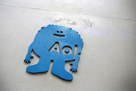 The AOL logo is seen at the company's office in New York November 5, 2013. REUTERS/Andrew Kelly The AOL logo is seen at the company's office in New York November 5, 2013. REUTERS/Andrew Kelly