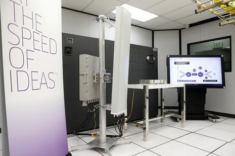 Sprint's Spark technology which is capable of 1 gigabits per second download speed is displayed during a tour of Sprint's laboratory in Burl Sprint's Spark technology which is capable of 1 gigabits per second download speed is displayed during a tour of Sprint's laboratory in Burl