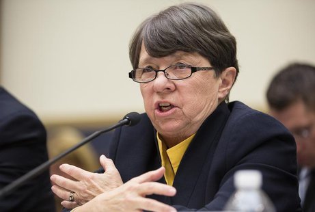 Mary Jo White, chair of the Securities and Exchange Commission, testifies to the House Financial Services Committee about the effects of the Mary Jo White, chair of the Securities and Exchange Commission, testifies to the House Financial Services Committee about the effects of the