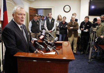 Georgia Governor Nathan Deal speaks to the media at the State Capitol in Atlanta, Georgia, January 30, 2014. REUTERS/Tami Chappell Georgia Governor Nathan Deal speaks to the media at the State Capitol in Atlanta, Georgia, January 30, 2014. REUTERS/Tami Chappell
