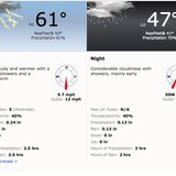Accuweather forecast for Sunday, May 4. Accuweather forecast for Sunday, May 4.