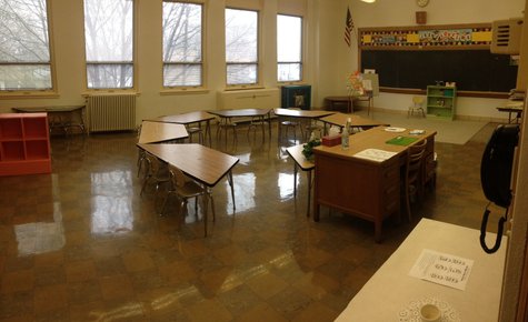 A classroom in the old St. Joseph Parish school is seen on Tuesday, April, 29, 2014. It is currently being used for parish religious education classes. (Photo from: FOX 11). A classroom in the old St. Joseph Parish school is seen on Tuesday, April, 29, 2014. It is currently being used for parish religious education classes. (Photo from: FOX 11).