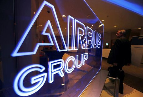 The logo of Airbus Group is seen at the entrance of a news conference to announce the Airbus Group 2013 annual results in Toulouse February The logo of Airbus Group is seen at the entrance of a news conference to announce the Airbus Group 2013 annual results in Toulouse February