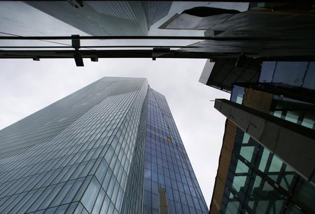 The new headquarters of the European Central Bank (ECB) is seen during a guided media tour in Frankfurt, April 29, 2014. REUTERS/Ralph Orlow The new headquarters of the European Central Bank (ECB) is seen during a guided media tour in Frankfurt, April 29, 2014. REUTERS/Ralph Orlow