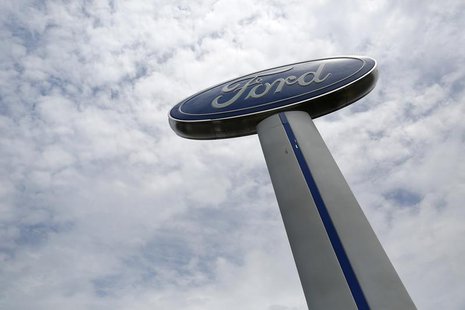 A Ford sign marks the lot at Koons Ford dealership in Fairfax, Virginia, July 24, 2013. REUTERS/Jonathan Ernst A Ford sign marks the lot at Koons Ford dealership in Fairfax, Virginia, July 24, 2013. REUTERS/Jonathan Ernst