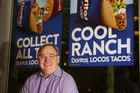 Taco Bell CEO, Greg Creed, poses for a photo at the Taco Bell Headquarters in Irvine, California on March 8, 2013. REUTERS/Lori Shepler Taco Bell CEO, Greg Creed, poses for a photo at the Taco Bell Headquarters in Irvine, California on March 8, 2013. REUTERS/Lori Shepler