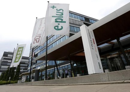 The headquarters of German mobile phone operator E-Plus Group is pictured in Duesseldorf July 24, 2013. REUTERS/Wolfgang Rattay The headquarters of German mobile phone operator E-Plus Group is pictured in Duesseldorf July 24, 2013. REUTERS/Wolfgang Rattay