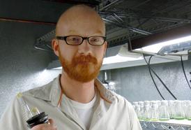 Doctoral student Charles Halfmann has genetically engineered cyanobacteria to produce limonene, a natural citrus scent that has potential as a solvent and biofuel. (SDSU.edu) Doctoral student Charles Halfmann has genetically engineered cyanobacteria to produce limonene, a natural citrus scent that has potential as a solvent and biofuel. (SDSU.edu)