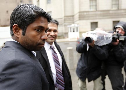 Rengan Rajaratnam, the younger brother of imprisoned hedge fund manager Raj Rajaratnam, departs Manhattan Federal Court in New York, March 2 Rengan Rajaratnam, the younger brother of imprisoned hedge fund manager Raj Rajaratnam, departs Manhattan Federal Court in New York, March 2