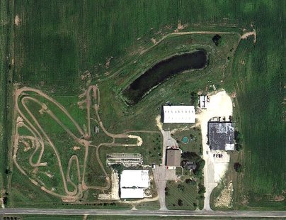 A Google Maps view of the Luige's Frozen Pizza plant with its pond in the Town of Holland. A Google Maps view of the Luige's Frozen Pizza plant with its pond in the Town of Holland.
