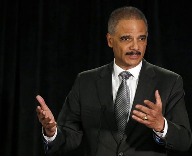 United States Attorney General Eric Holder speaks at the National Association of Attorneys General in Washington May 5, 2014. REUTERS/Gary C United States Attorney General Eric Holder speaks at the National Association of Attorneys General in Washington May 5, 2014. REUTERS/Gary C
