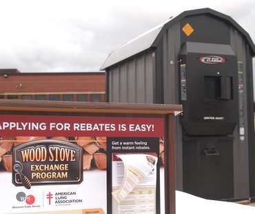 Wisconsin Public Service and American Lung Association team up to provide grants for wood stove replacements (provided by WPS) Wisconsin Public Service and American Lung Association team up to provide grants for wood stove replacements (provided by WPS)