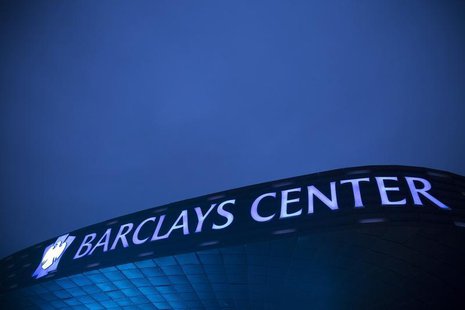 An exterior view of the Barclays Center is seen in Brooklyn, New York October 24, 2012. REUTERS/Andrew Kelly An exterior view of the Barclays Center is seen in Brooklyn, New York October 24, 2012. REUTERS/Andrew Kelly