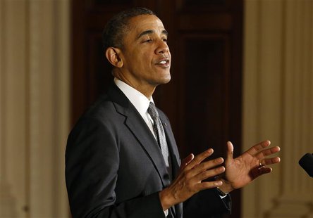 U.S. President Barack Obama speaks at a Cinco de Mayo reception at the White House in Washington, May 5, 2014. REUTERS/Yuri Gripas U.S. President Barack Obama speaks at a Cinco de Mayo reception at the White House in Washington, May 5, 2014. REUTERS/Yuri Gripas