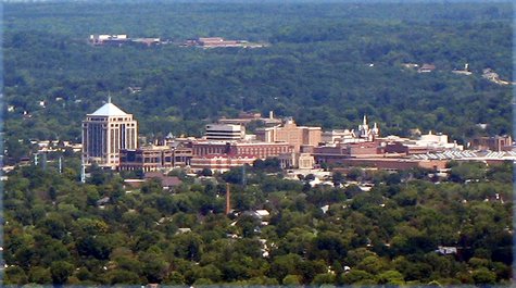 Wausau, WI as seen from Rib Mountain Photo: Wikipedia. Wausau, WI as seen from Rib Mountain Photo: Wikipedia.