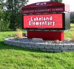 Coldwater School District's Lakeland Elementary sign Coldwater School District's Lakeland Elementary sign