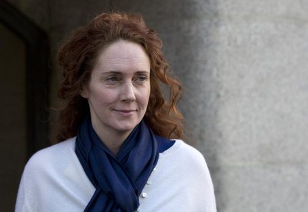 Former News International chief executive Rebekah Brooks leaves the Old Bailey courthouse in London February 20, 2014. REUTERS/Neil Hall Former News International chief executive Rebekah Brooks leaves the Old Bailey courthouse in London February 20, 2014. REUTERS/Neil Hall